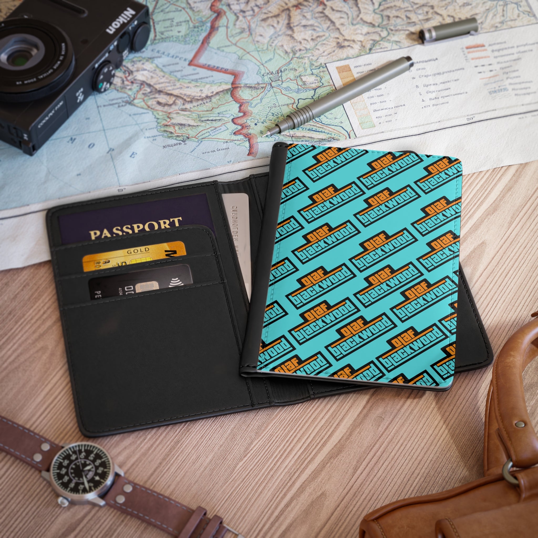 Vibrant Travel Passport Cover, Travel Accessories, Personalized Gift, Adventure Ready, Stylish Holder, Unique Travel Gear