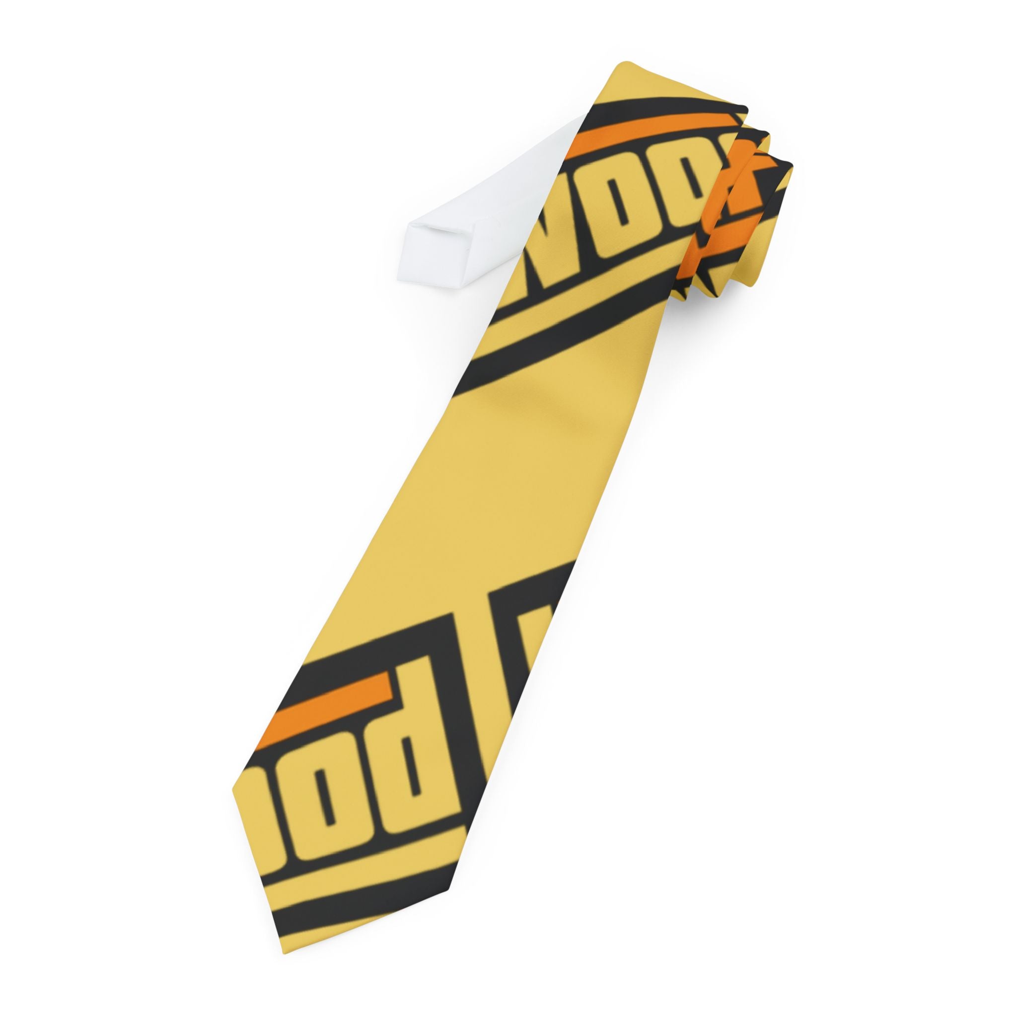 Vintage Graphic Necktie, Fun Neck Tie for Office, Casual Attire, Gift for Him, Retro Style Accessory