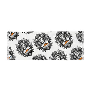 Stylish Light Scarf with Crest Design - Versatile Fashion Accessory for Any Occasion, Great Gift Idea, Trendy Wrap
