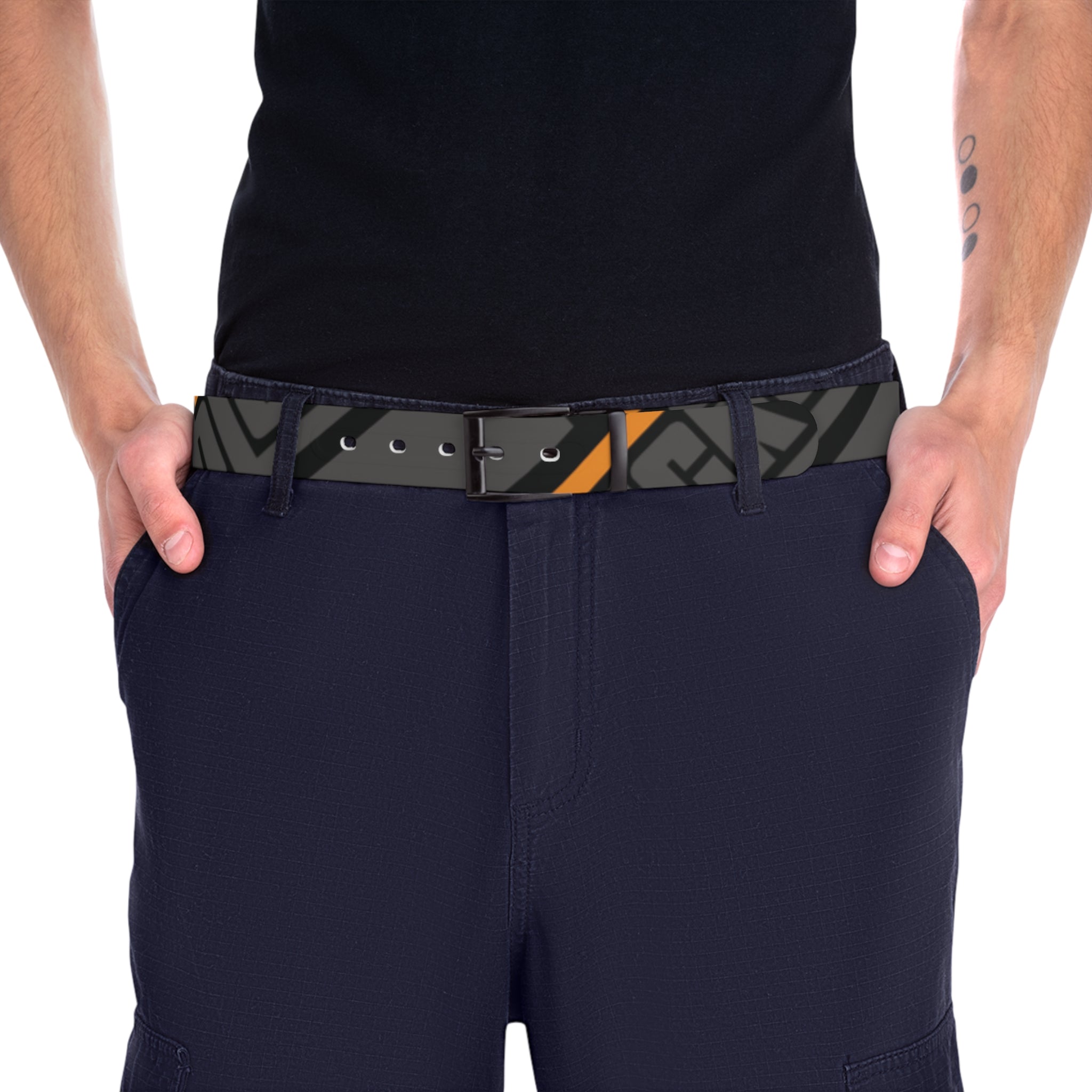 Stylish Patterned Belt - Fashion Accessory for Everyday Wear, Gift for Him/Her, Adjustable, Casual, Travel