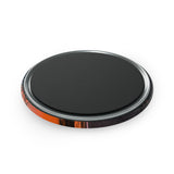 Aesthetic Guitarist Button Magnet - Sunset Road Design