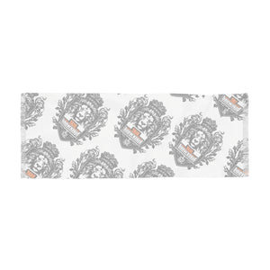 Stylish Light Scarf with Crest Design - Versatile Fashion Accessory for Any Occasion, Great Gift Idea, Trendy Wrap