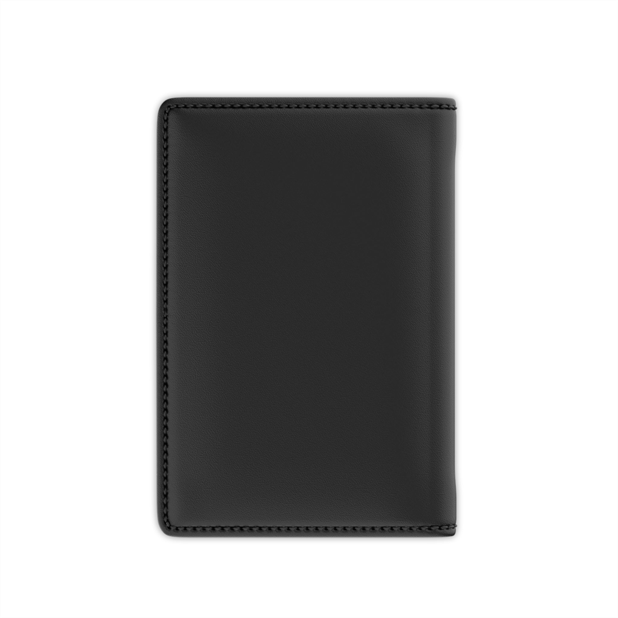 Stylish Passport Cover for Travelers, Black Travel Wallet, Personalized Travel Accessory, Ideal Gift for Adventurers, Unique Travel Gear