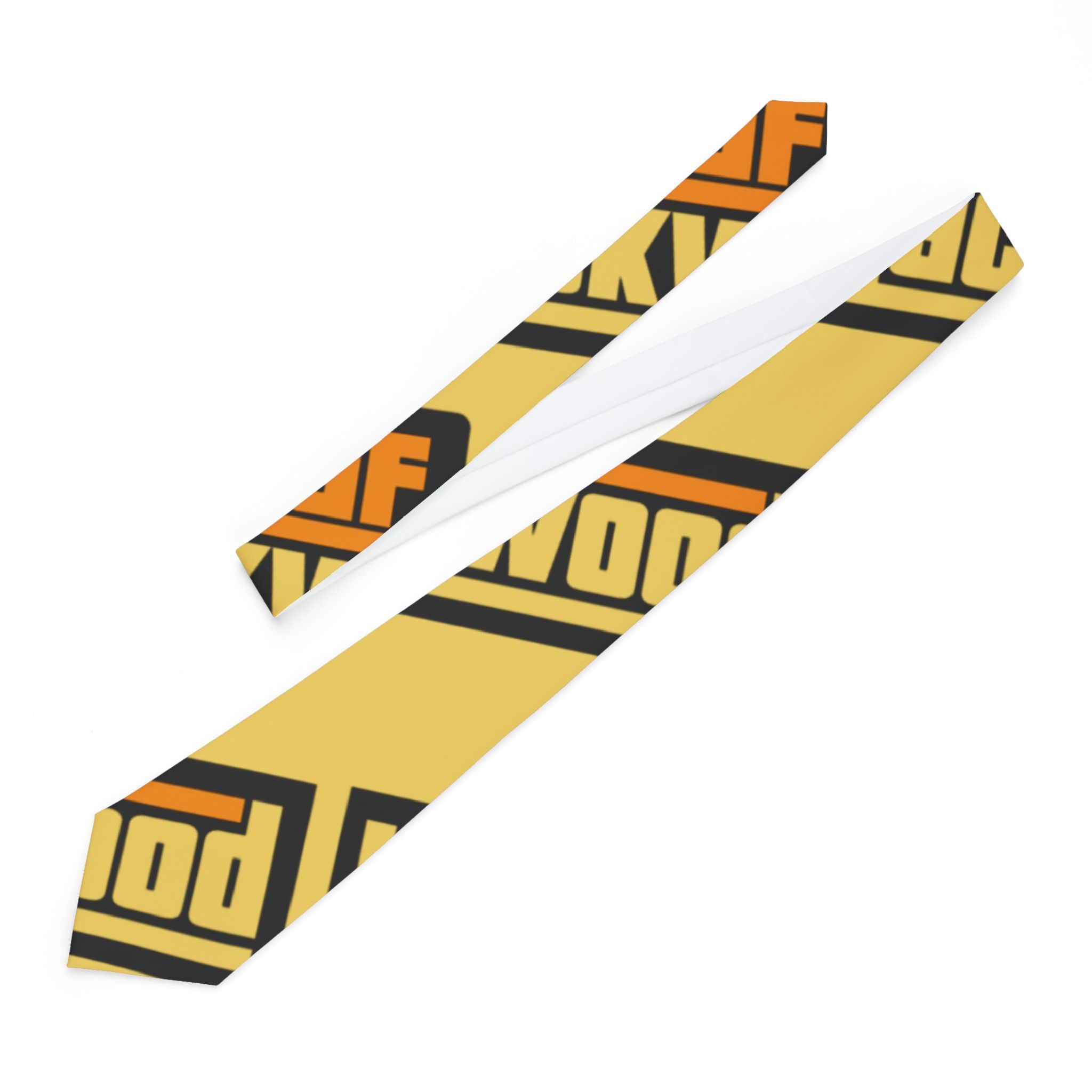 Vintage Graphic Necktie, Fun Neck Tie for Office, Casual Attire, Gift for Him, Retro Style Accessory
