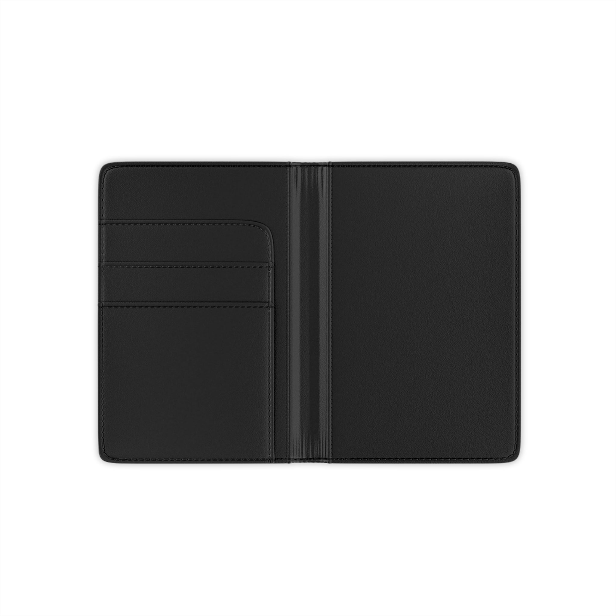 Stylish Passport Cover for Travelers, Black Travel Wallet, Personalized Travel Accessory, Ideal Gift for Adventurers, Unique Travel Gear