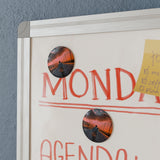 Aesthetic Guitarist Button Magnet - Sunset Road Design