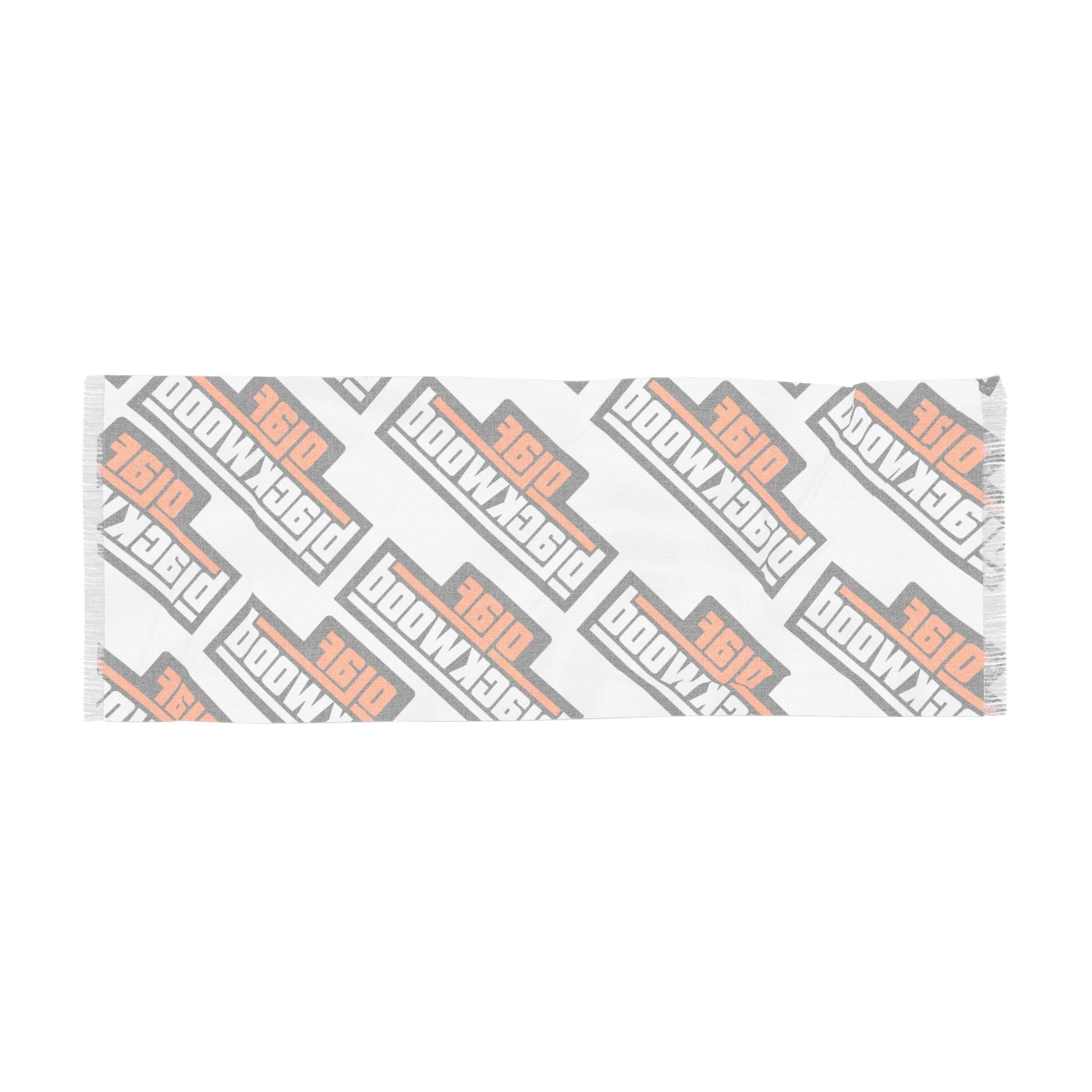 Trendy Light Scarf - Fashion Accessory for Casual Outfits, Gift for Her, Fall Layering, Graphic Printed Scarf, Everyday Style