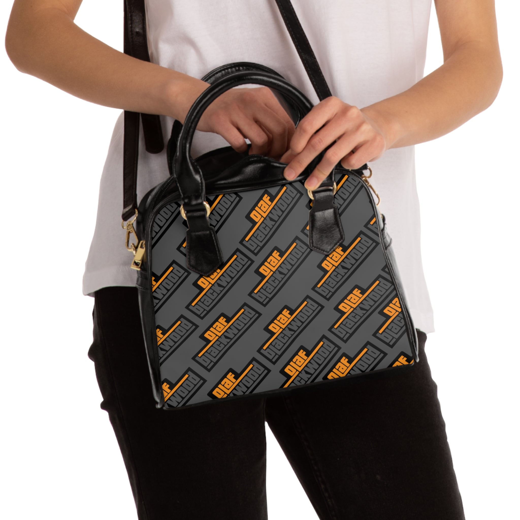 Stylish Shoulder Handbag with Bold Graphic Design | Fashion Bag, Everyday Purse, Trendy Accessory, Gift for Her, Casual Tote