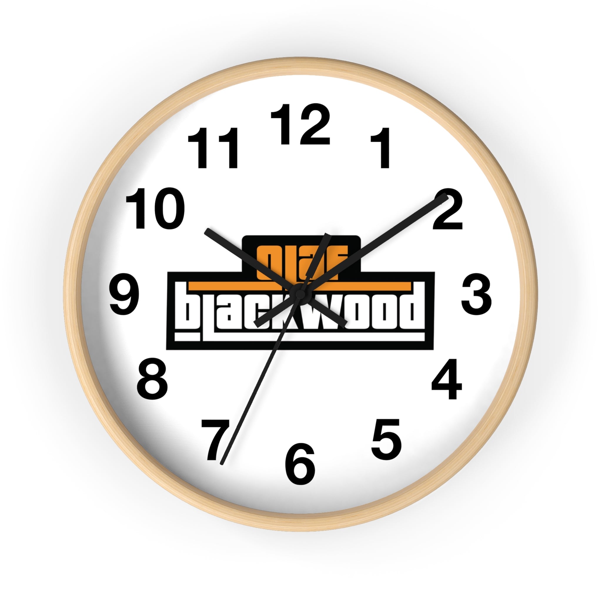 Wall Clock - Modern Home Decor, Unique Gift for Smokers, Vintage Style Clock, Distinctive Interior Decor
